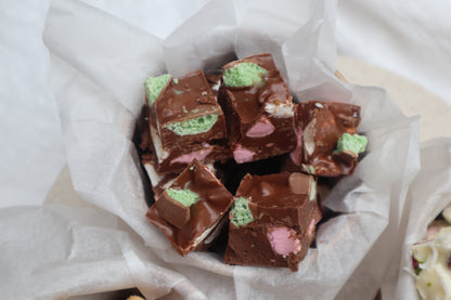 Minty Christmas Rocky Road Tub