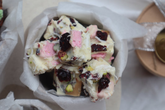 White Christmas Rocky Road Tub