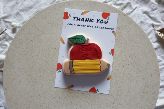 Thankyou Teacher Backing Card