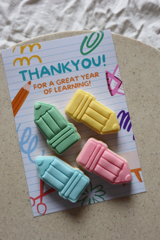 Teacher Pencil Backing Card