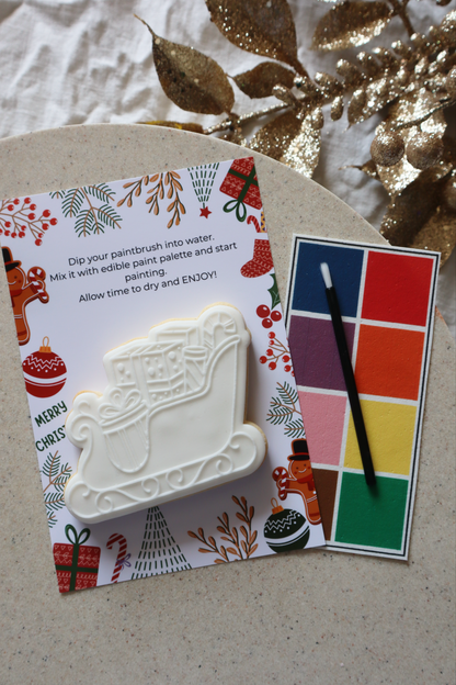 Paint Your On (PYO) Single Christmas cookie