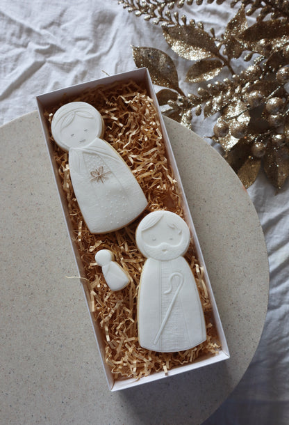 3 piece Nativity Sugar Cookie Gift Set
