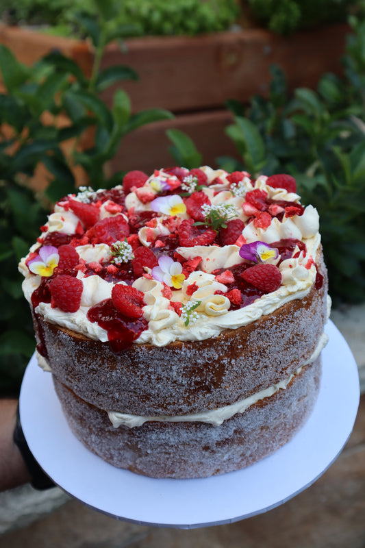 Jam Donut Inspired whole Cake Mother's Day