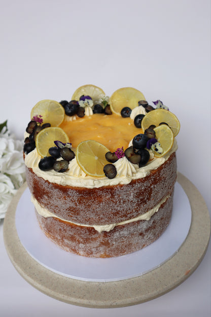 Lemon and Blueberry whole Cake Mother's Day
